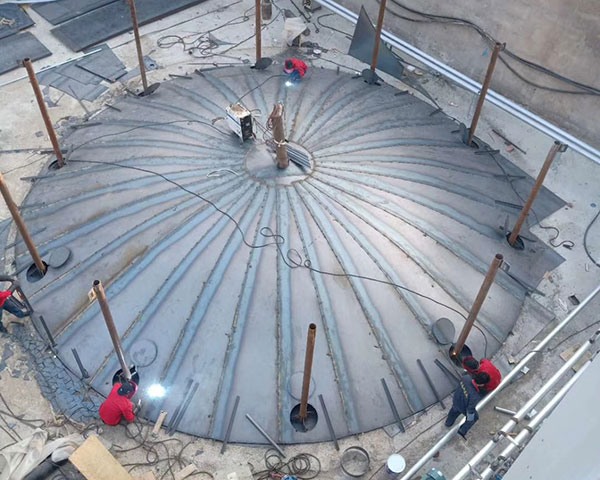 大型儲(chǔ)存罐加工